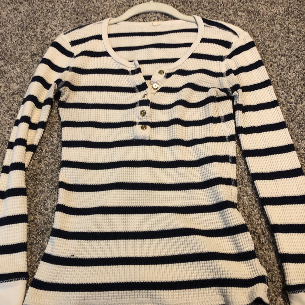 Jcrew Waffle Long Sleeve Henley